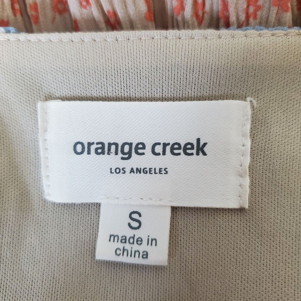 Orange Creek Dress Womens Size Small Floral Midi Cottagecore Prairie Lined - Picture 11 of 13